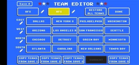 It allows you to open the team editor menu with a few different options. . Retro bowl team editor